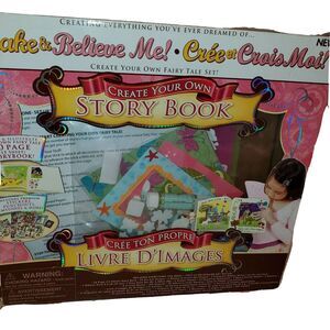 Create Your Own Story Book Make and Believe Me Decorate and Dress up Playset New